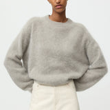 Brushed Crewneck Greige