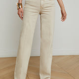 Clayton Wide Leg Jean Biscuit