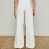 Alicent Wide-Leg Jean Blanc