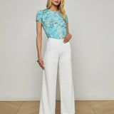Alicent Wide-Leg Jean Blanc