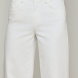 Alicent Wide-Leg Jean Blanc