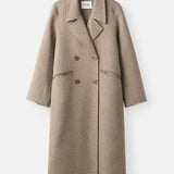 Double Breasted Coat Greige