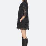 VALI EMB MINI DRESS (D2)