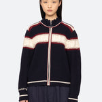 HESTER SOLID ZIP CARDIGAN (D1)