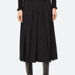 ELISA TROPICAL WOOL BELTED CULOTTES (D2)