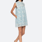 KIRSTEN PRINT FLARED MINI DRESS (D2)