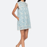 KIRSTEN PRINT FLARED MINI DRESS (D2)