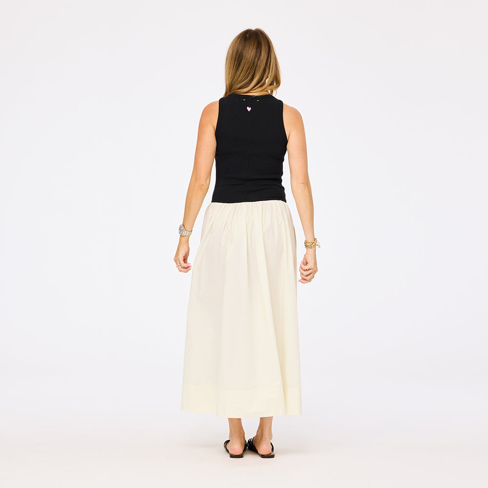 Two-Tone Tank Dress