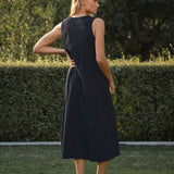 Dylan Scoop Neck Dress British Royal Navy