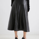 Falange Skirt Black