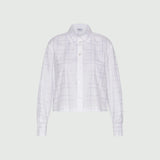 Acume Rhinestone Shirt Optical White