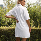 Mini Emma Henley Dress White