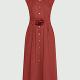 Mlsvento Dress Brick Red