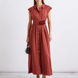 Mlsvento Dress Brick Red