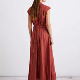 Mlsvento Dress Brick Red