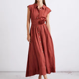 Mlsvento Dress Brick Red