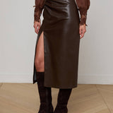 Lilou Skirt Coffee Bean