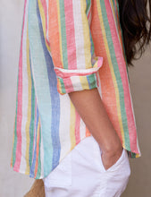 Eileen Shirt Multi Color Stripe Linen