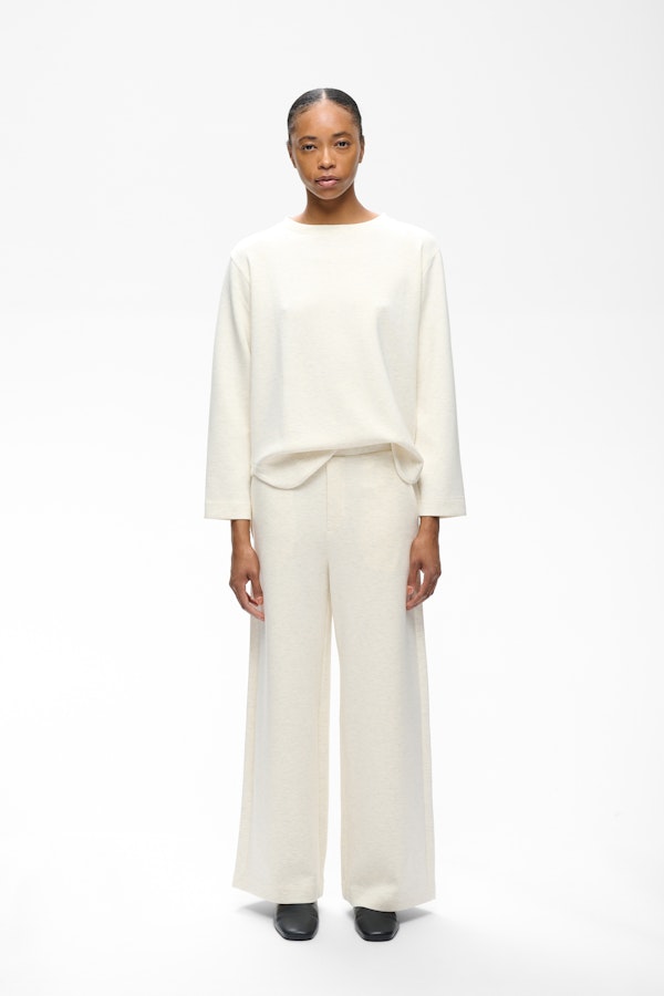 GincetteIW Melange Pants in Ecru