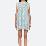 KIRSTEN PRINT FLARED MINI DRESS (D2)