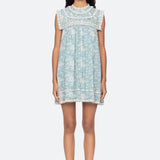 KIRSTEN PRINT FLARED MINI DRESS (D2)