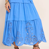 Radhika Long Dress Fiucci Blue