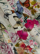 Dani Silk Blouse Vintage White Multi Chardona Butterfly