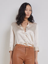 Dani Silk Blouse Champagne