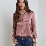 Dani Silk Blouse Mauve Rose