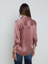 Dani Silk Blouse Mauve Rose