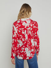 Holly Blouse Red/Ivory Ikebana