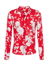 Holly Blouse Red/Ivory Ikebana