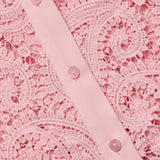 Odelia Lace Blouse Blush
