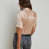 Ellah Silk Blouse Petal