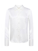 Divya Silk Shirt White