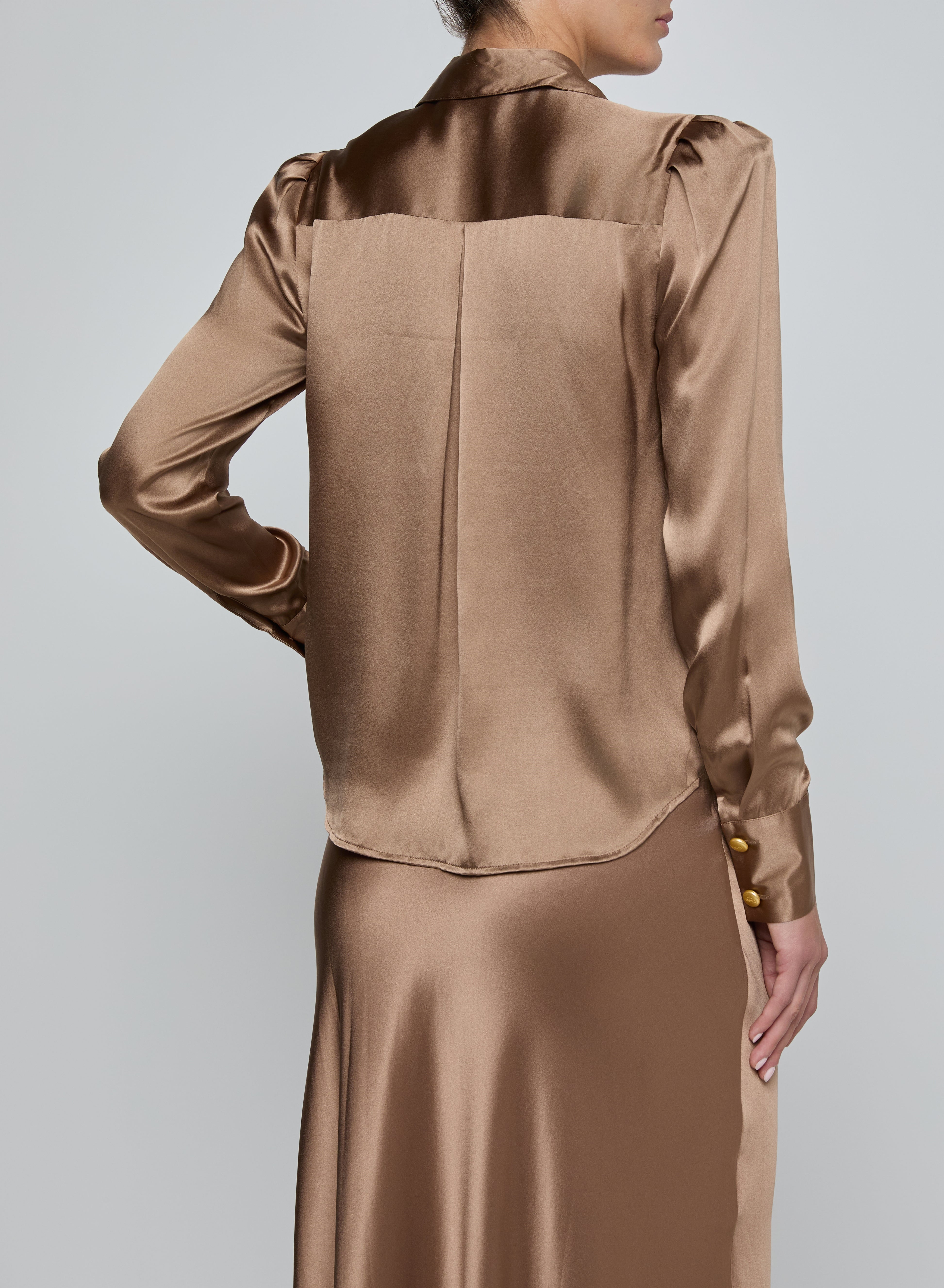 HONEY TIE NECK BLOUSE