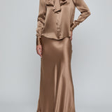 HONEY TIE NECK BLOUSE