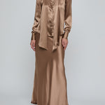 HONEY TIE NECK BLOUSE