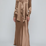 HONEY TIE NECK BLOUSE