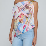 DRISELLE SCARF TOP