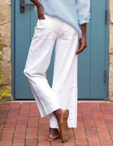 Wexford Linen Trouser White