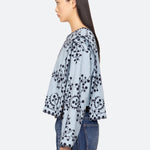 FRANCES L/SLV EMB TOP (D2)