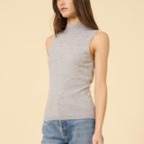Amari Cashmere Tank Heather Grey