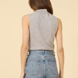Amari Cashmere Tank Heather Grey
