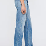 Cheval Straight Low Rise Jean Blue