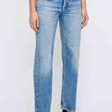 Cheval Straight Low Rise Jean Blue