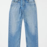 Cheval Straight Low Rise Jean Blue