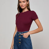 Ressi Fitted Tee Dark Port