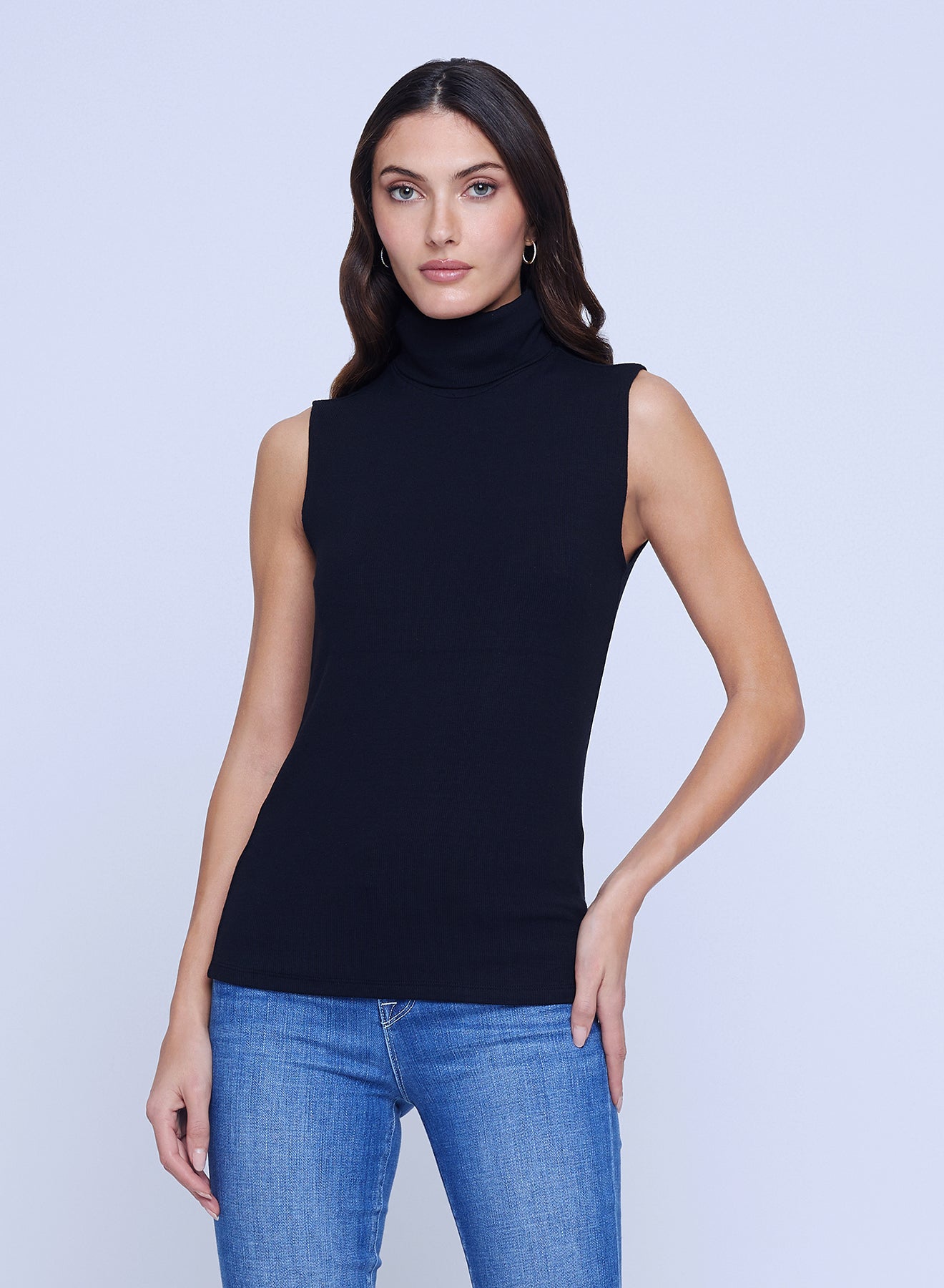 CECI SLVLESS TURTLE NECK