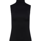 Ceci Sleeveless Turtleneck Black